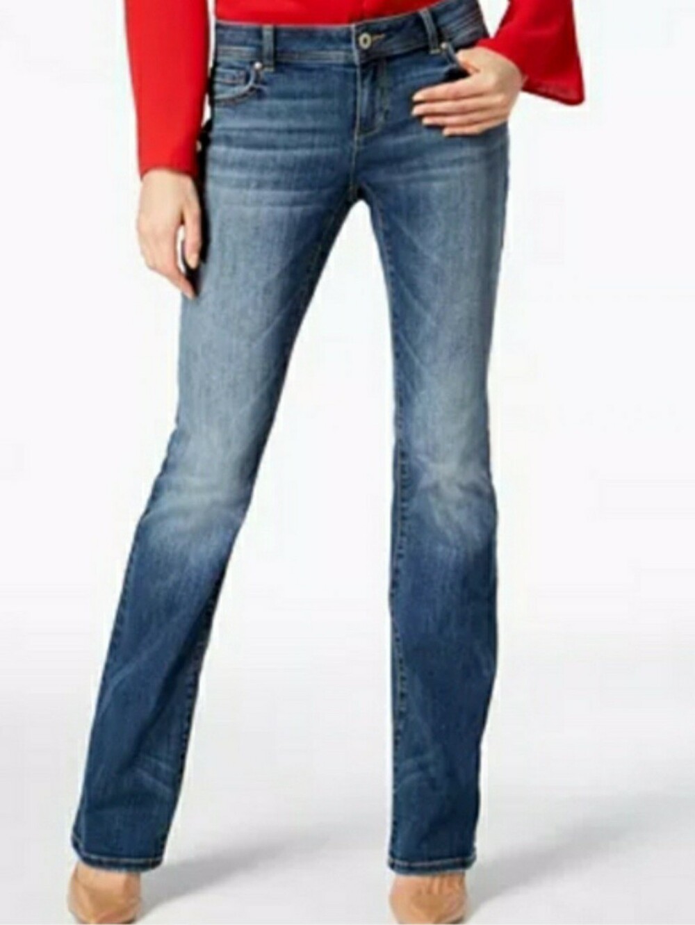 INC Boot Leg Curvy Fit Stretch Jeans Size 4